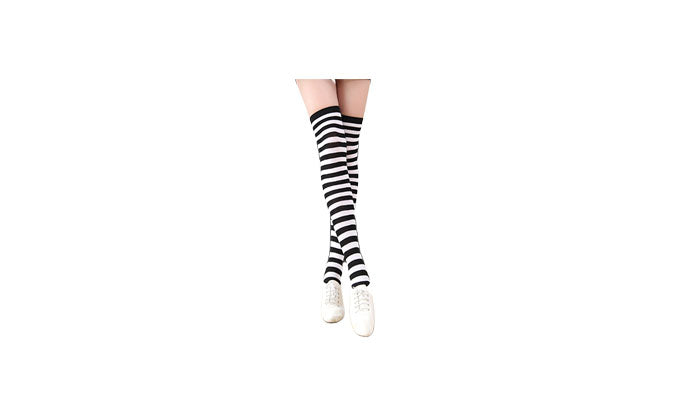 Striped Tall Socks Hipster Women Style Hyperli