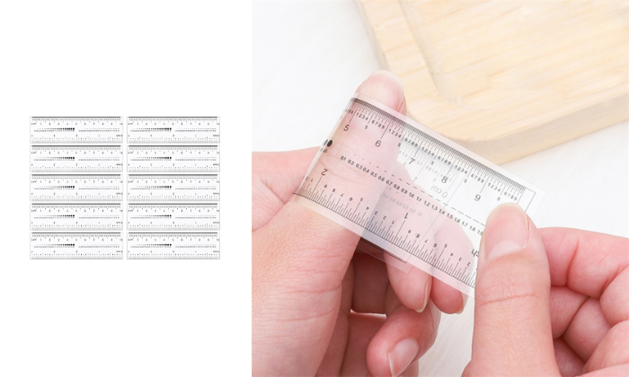 10PCS Fake Nails Measuring Rulers – Hyperli