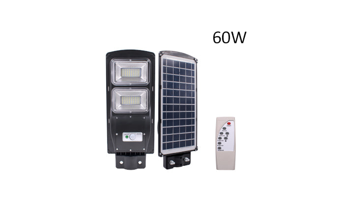 60W Solar-powered Street Light With Remote Control – Hyperli