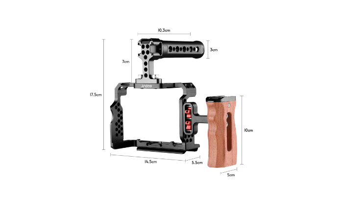 Shootvilla Nano Caméra Steadicam Stabilisateur pour DSLR Installation 1.2kg Shootvilla Nano Caméra Steadicam Stabilisateur pour DSLR Installation 1.2kg