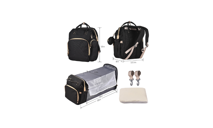 Backpack diaper bag for girl hot sale