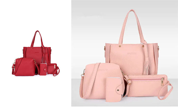 Bolsos Y Carteras Jingpin | Pu bag, Bags, Bag set