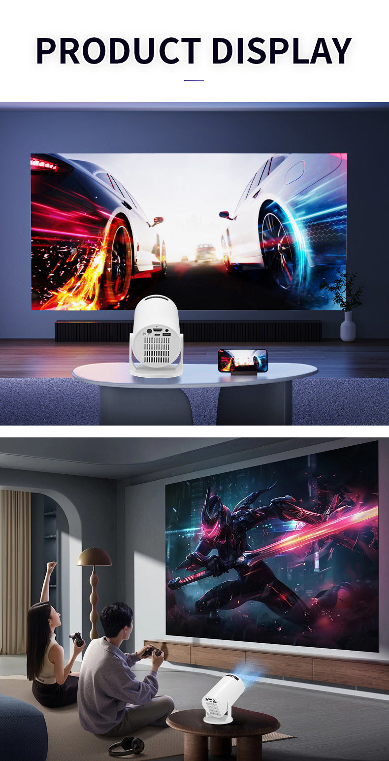 Compact Projector Quality Full HD Compact Wi-Fi Smart Projector – Hyperli
