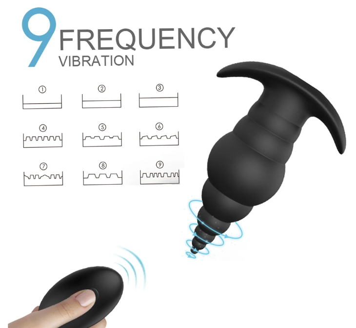 3-Piece Wireless Control Anal Massage Butt Plug Hyperli 3-Piece Wireless Control Anal Massage Butt Plug Hyperli