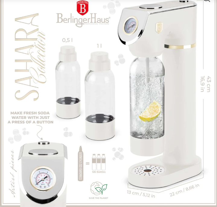 Machine voor bruiswater SodaStream Terra Black 2 flessen Machine voor bruiswater SodaStream Terra Black 2 flessen