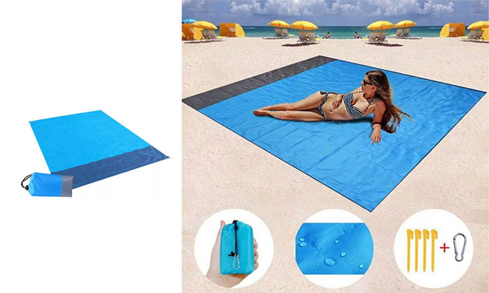 The sand free clearance beach mat