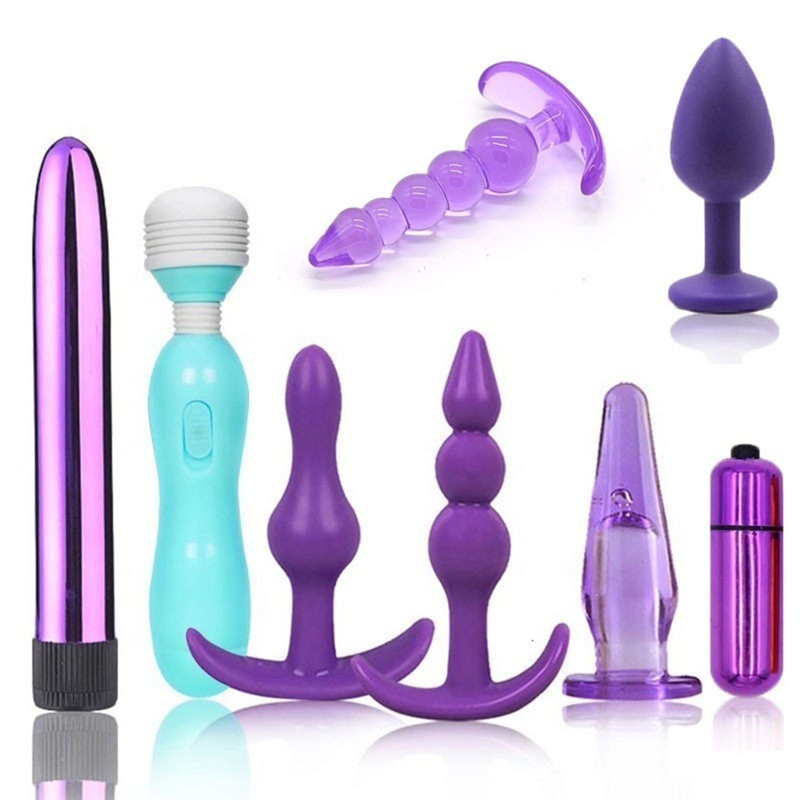 8 Piece Silicone Anal Plug Massage Set – Hyperli