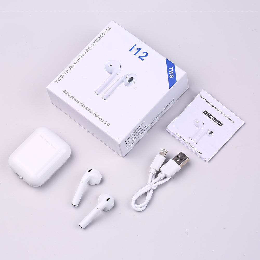 Wireless Earbuds Auriculares Bluetooth I12 Manual Inpods Audifonos