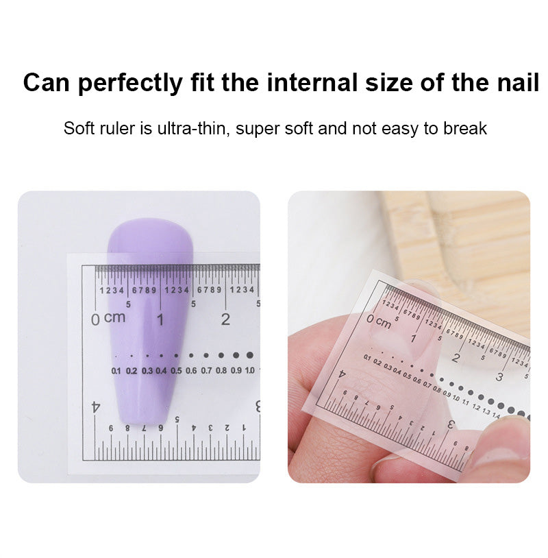10PCS Fake Nails Measuring Rulers – Hyperli