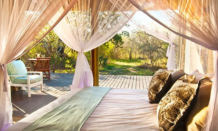 kruger-park-2-or-3-night-stay-for-two-including-breakfast-lunch-dinner-picnic-massage-guided-walk-and-more-at-ngama-tented-safari-lodge