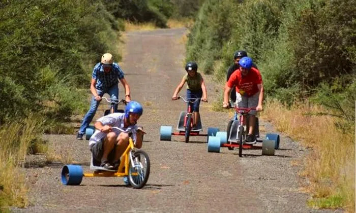 Downhill drift trike experience